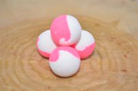 Two Tone Fluo Pop Ups 15mm Pink/White