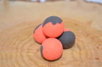 Two Tone Fluo Pop Ups 15mm Black/Red